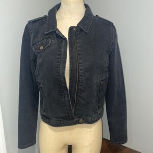 Gap Black Jean Jacket Size S
